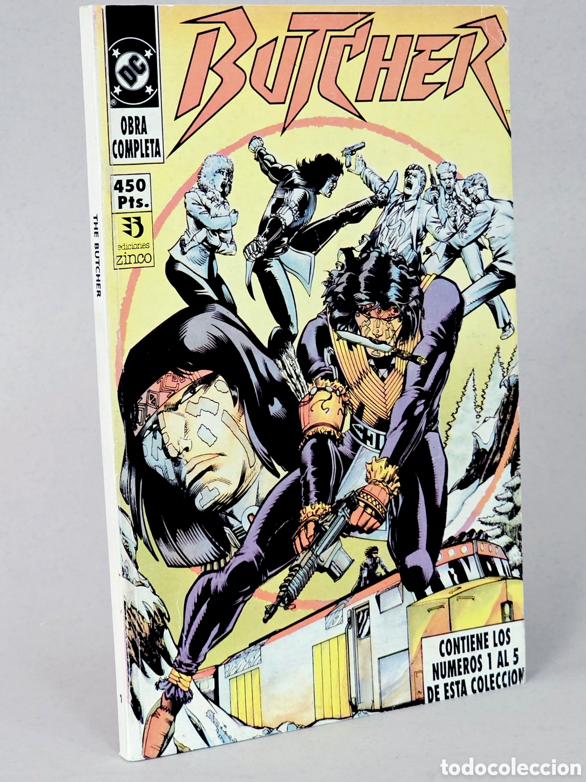 Comics: C&Oacute;MIC BUTCHER 1 AL 5 OBRA COMPLETA RETAPADO EDICIONES ZINCO DC EXCELENTE ESTADO