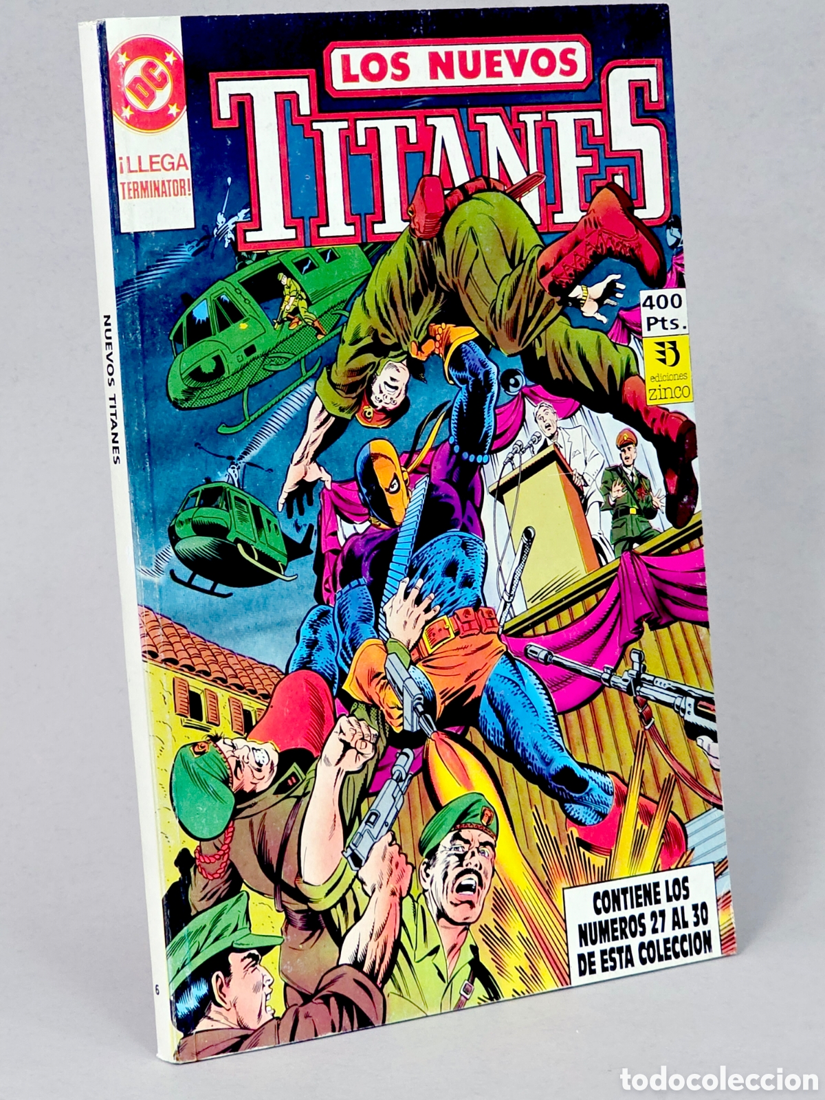 Comics: C&Oacute;MIC LOS NUEVOS TITANES 6 RETAPADO 27 AL 30 EDICIONES ZINCO DC EXCELENTE ESTADO