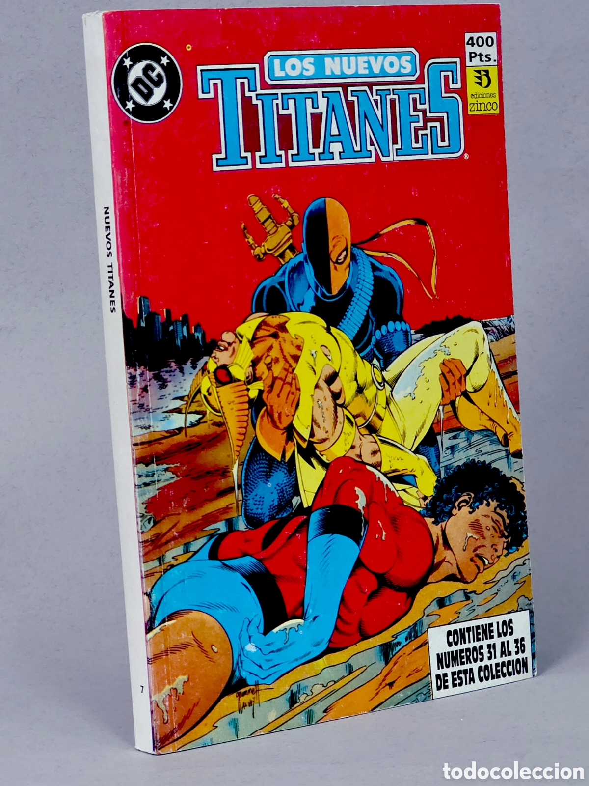 C&oacute;mics: C&Oacute;MIC LOS NUEVOS TITANES 7 RETAPADO 31 AL 36 EDICIONES ZINCO DC EXCELENTE ESTADO