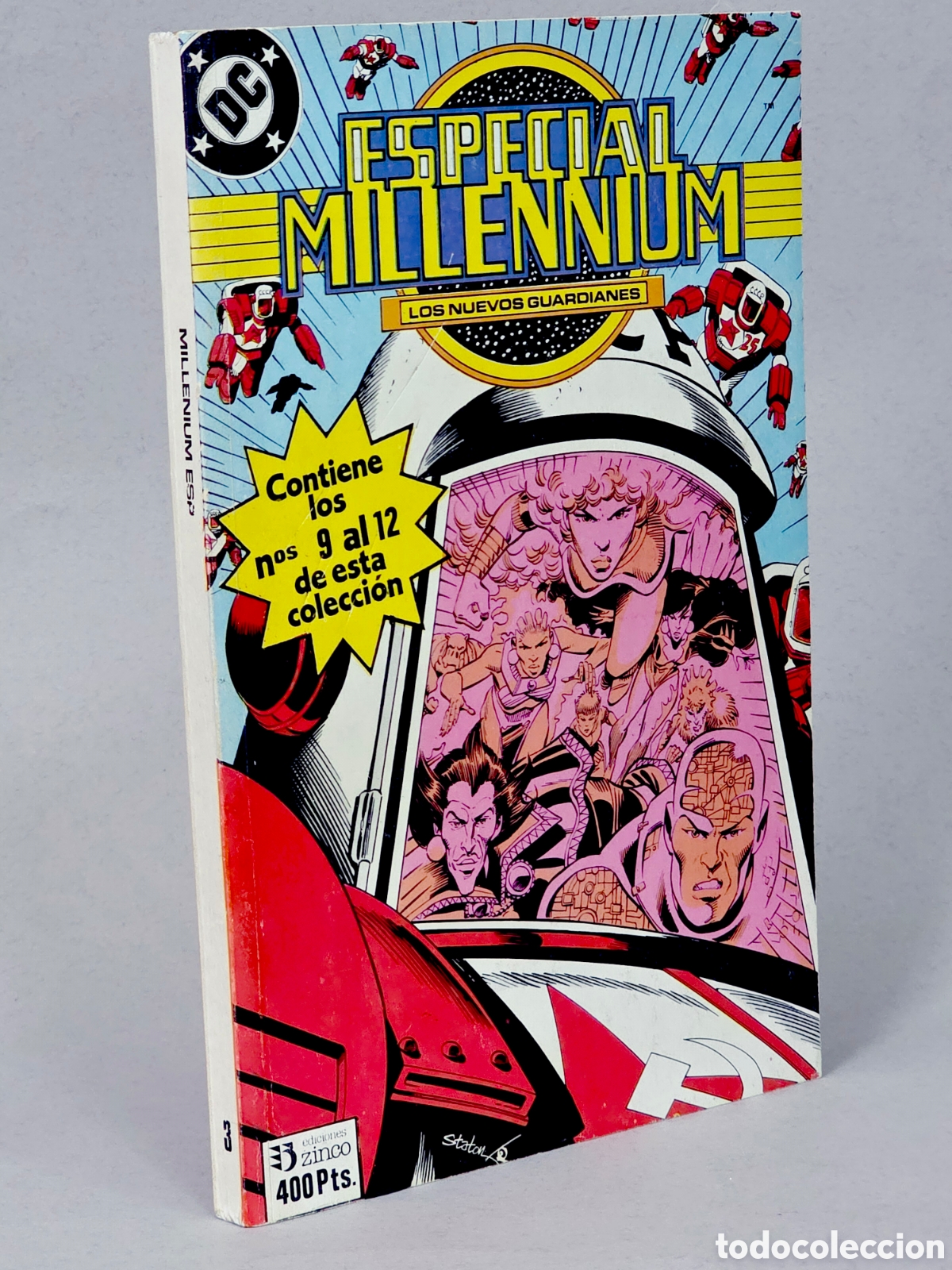 Comics: C&Oacute;MIC ESPECIAL MILLENNIUM 3 RETAPADO 9 AL 12 EDICIONES ZINCO DC EXCELENTE ESTADO