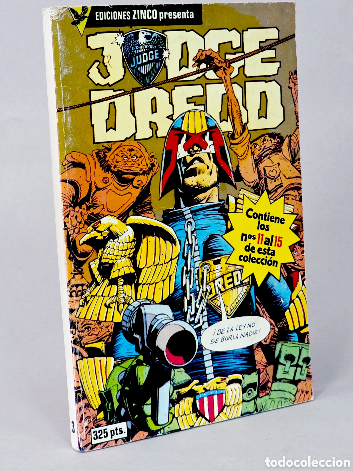 Comics: C&Oacute;MIC JODGE DREDD 3 RETAPADO 11 AL 15 EDICIONES ZINCO DC NORMAL ESTADO