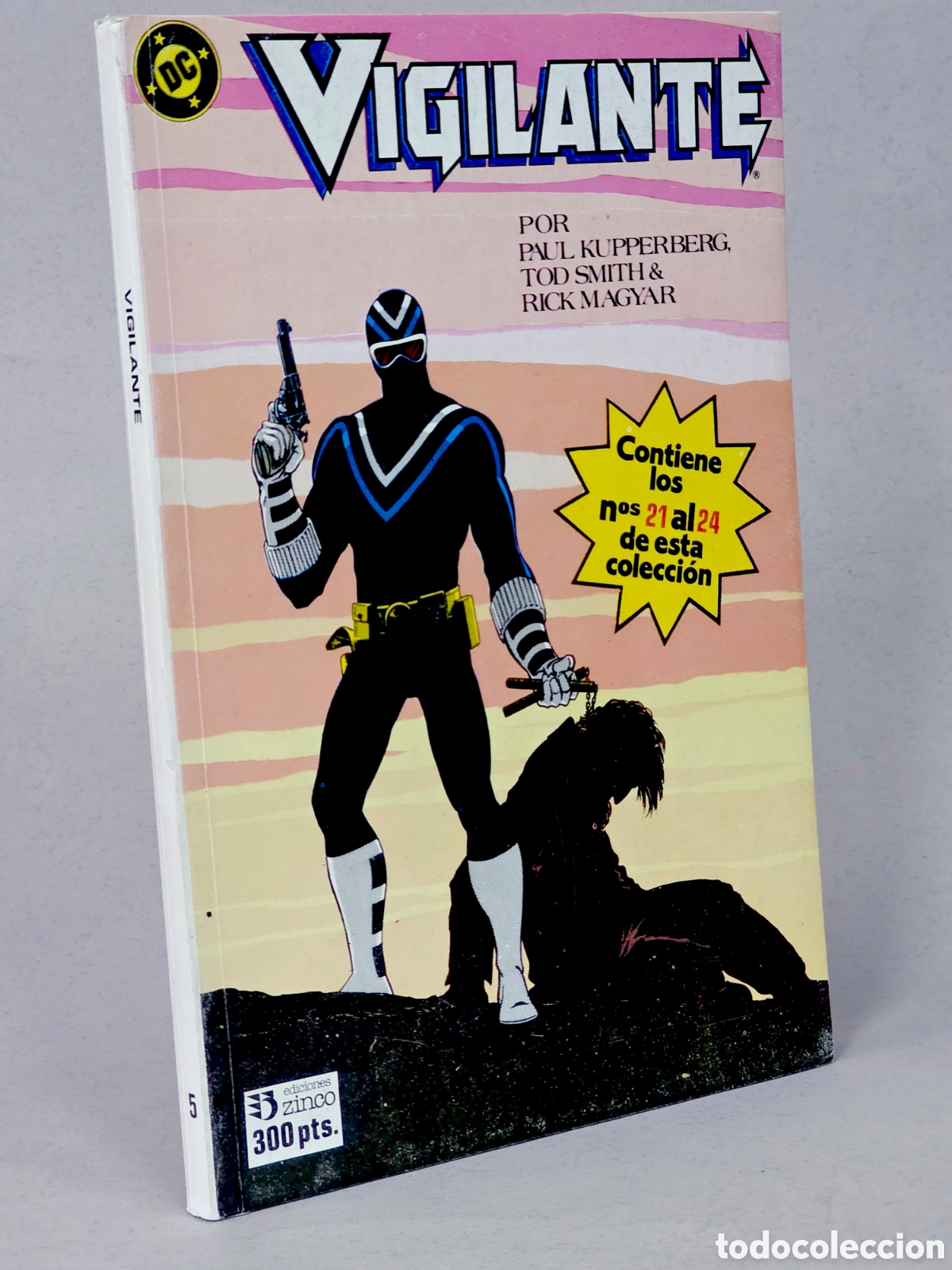 Comics: C&Oacute;MIC VIGILANTE 5 RETAPADO 21 AL 24 EDICIONES ZINCO DC MUY BUEN ESTADO