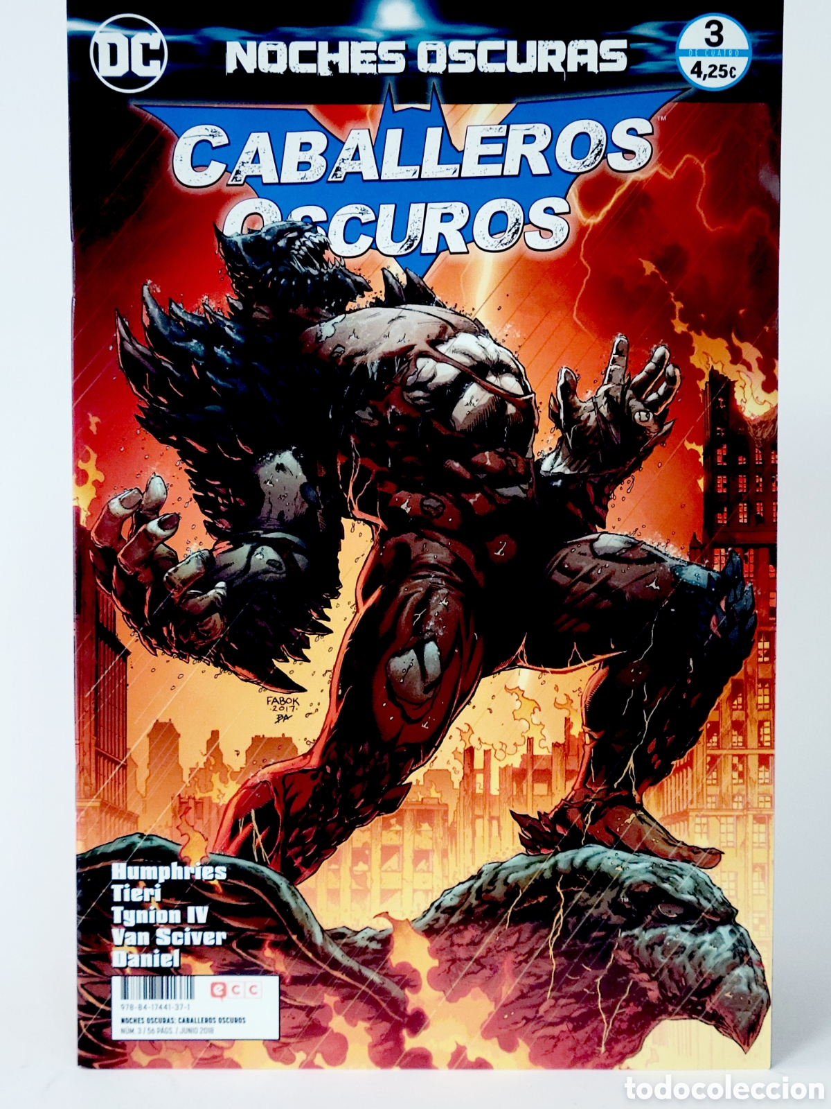 Fumetti: C&Oacute;MIC CABALLEROS OSCUROS 3 NOCHES OSCURAS DC ECC GRAPA EXCELENTE ESTADO