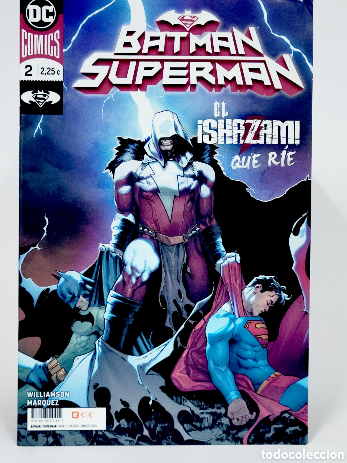 Comics: C&Oacute;MIC BATMAN S&Uacute;PERMAN 2 DC ECC GRAPA CASI EXCELENTE ESTADO