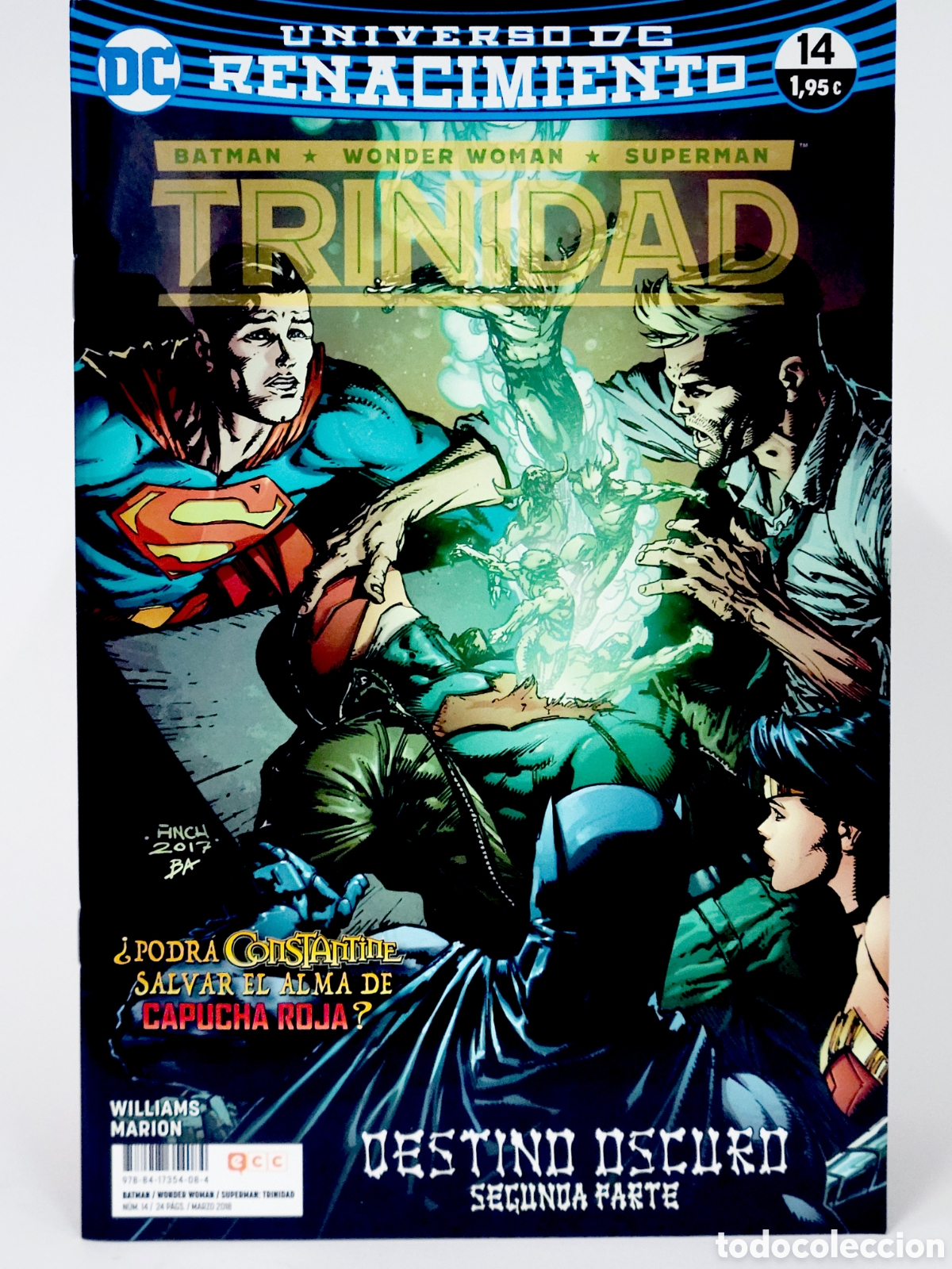 Comics: C&Oacute;MIC TRINIDAD BATMAN WONDER WOMAN 14 DC ECC GRAPA CASI EXCELENTE ESTADO