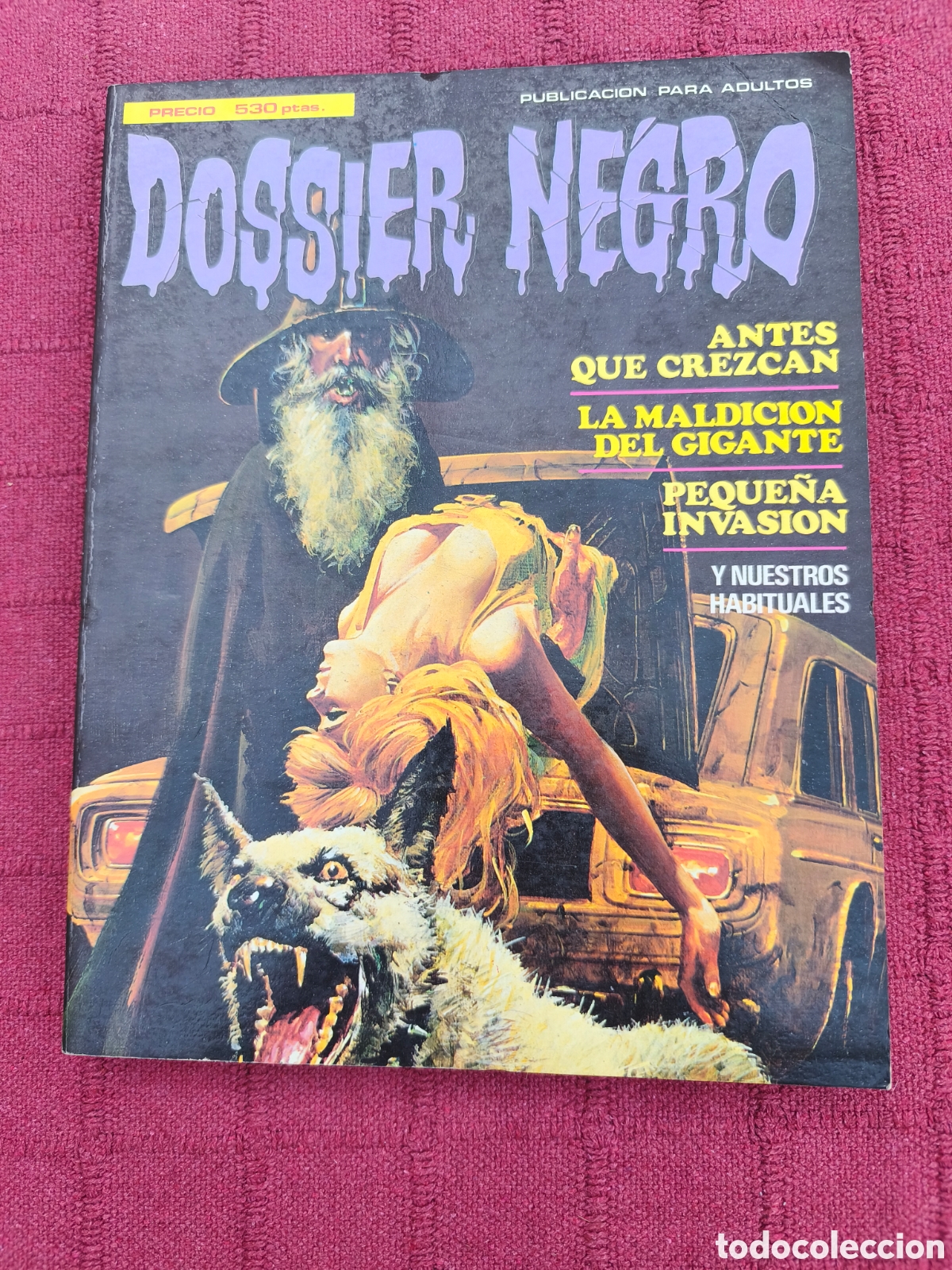 C&oacute;mics: DOSSIER NEGRO RETAPADO EXTRA 3 CON LOS NUMEROS 164,165,166,167,178.COMIC DE TERROR