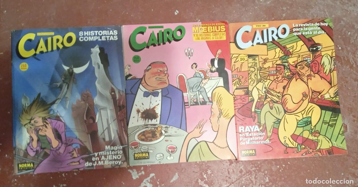 C&oacute;mics: C&oacute;mic CAIRO: 3 extras con 9 n&uacute;meros (55 a 63) - Foto 1