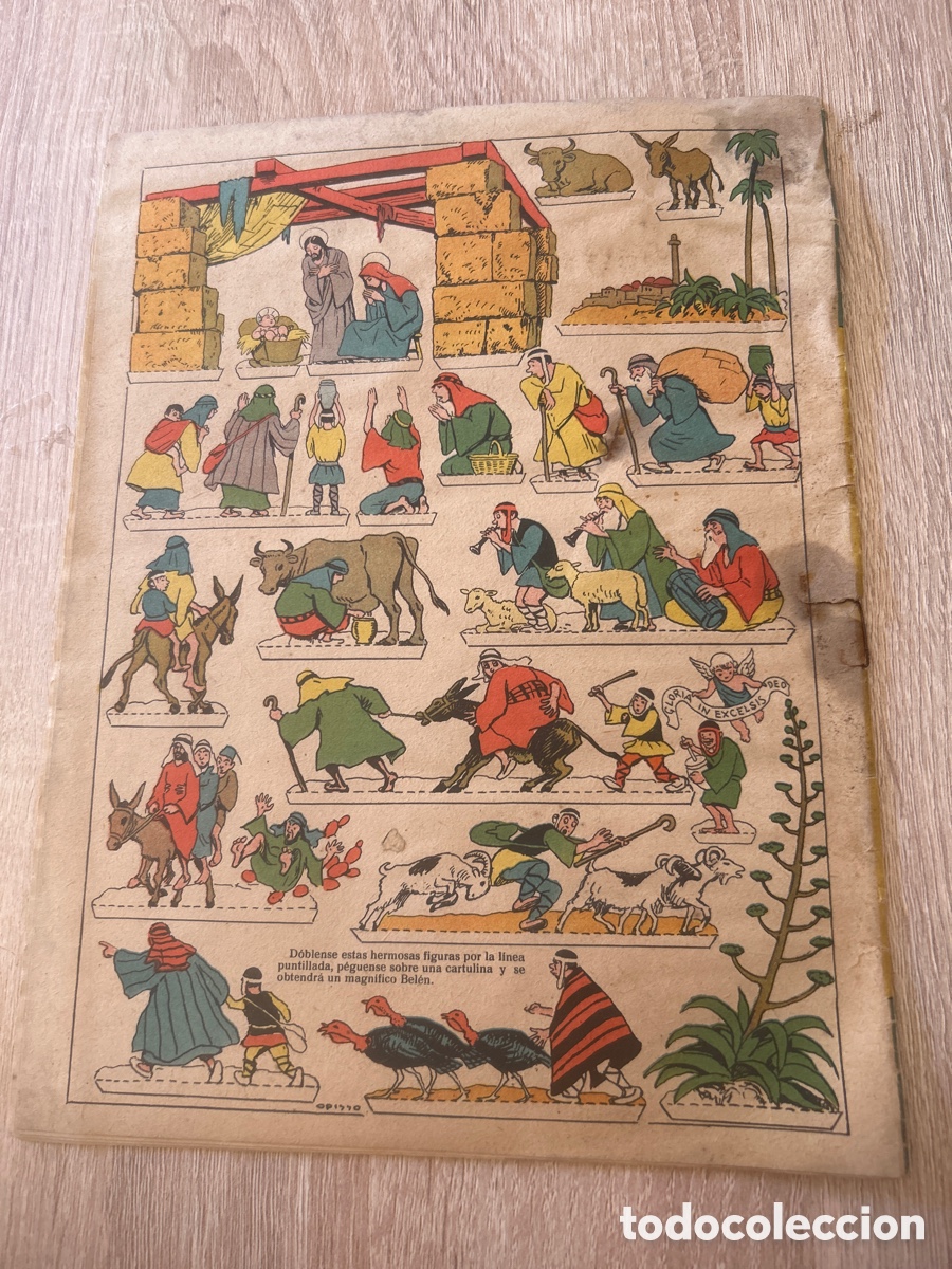 C&oacute;mics: Almanaque TBO 1961 con bel&eacute;n recortable - Foto 2