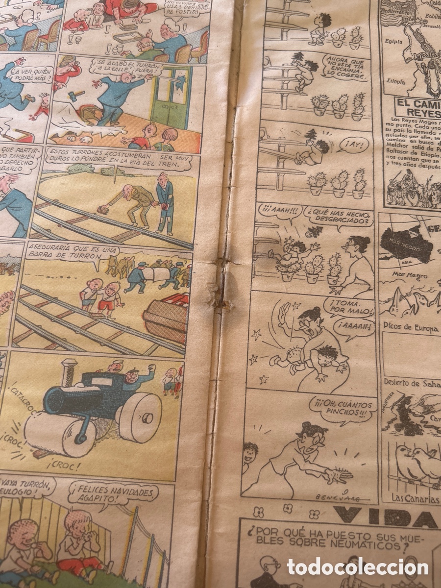 C&oacute;mics: Almanaque TBO 1961 con bel&eacute;n recortable - Foto 4