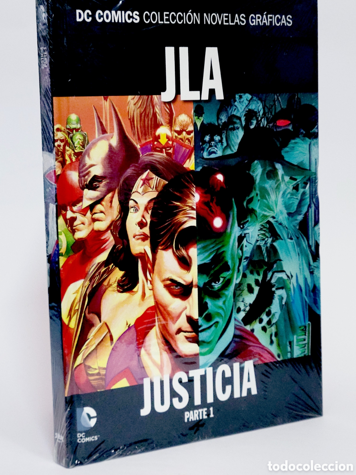 Comics: C&Oacute;MIC PRECINTADO COLECCI&Oacute;N NOVELAS GR&Aacute;FICAS JLA 48 JUSTICIA ECC DC TAPA DURA DE KIOSCO