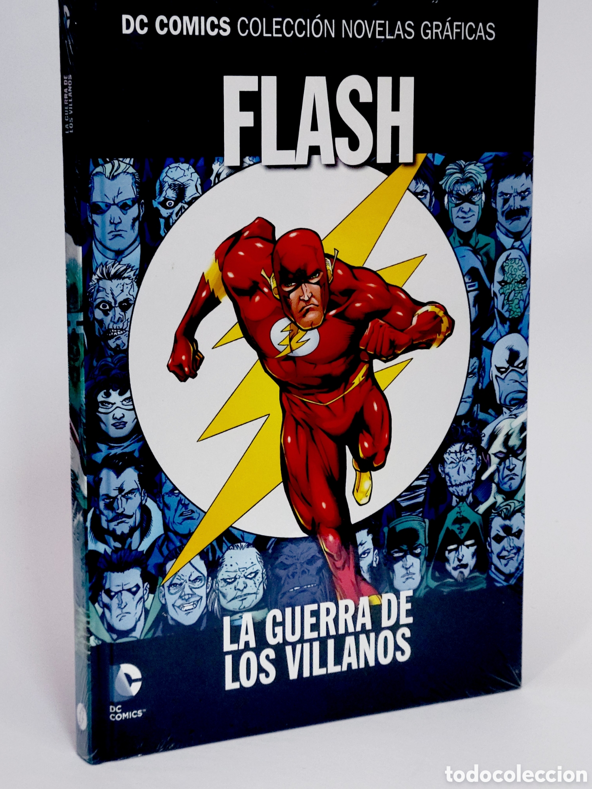 Comics: C&Oacute;MIC PRECINTADO COLECCI&Oacute;N NOVELAS GR&Aacute;FICAS FLASH 43 LA GUERRA VILLANOS ECC DC TAPA DURA DE KIOSCO