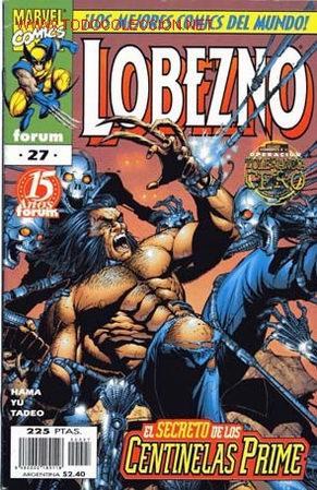 C&oacute;mics: LOBEZNO- DE 1996-V-II CAJA 41