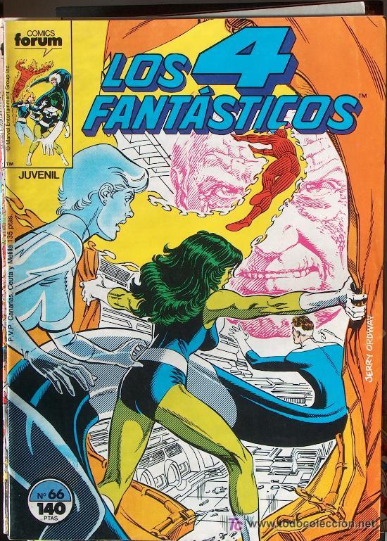 C&oacute;mics: Los 4 Fant&aacute;sticos, n&ordm; 66. 1984. - Foto 1