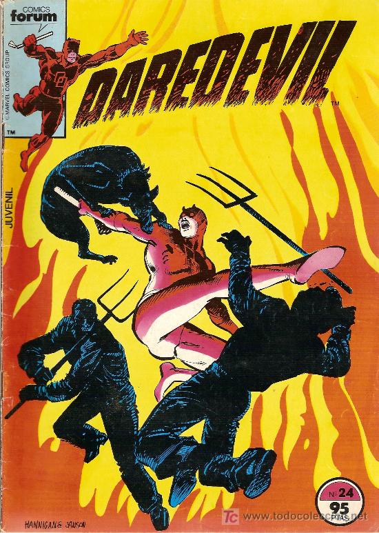 C&oacute;mics: Daredevil, n&ordm; 18, F&oacute;rum. 1&ordf; serie. 1984. - Foto 1