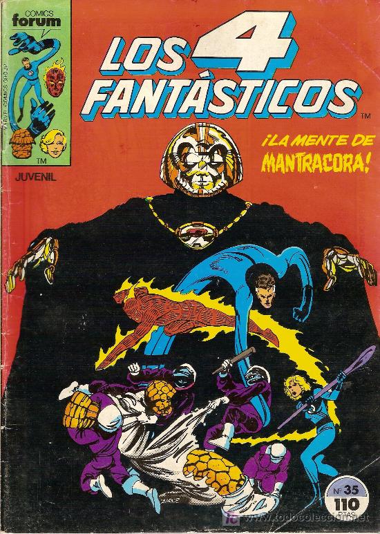 C&oacute;mics: Los 4 Fant&aacute;sticos, n&ordm; 35. C&oacute;mics F&oacute;rum. 1985. - Foto 1