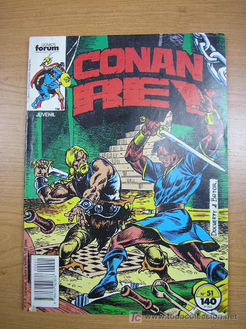 C&oacute;mics: CONAN REY, N&ordm; 51, FORUM, A&Ntilde;O 1985 - Foto 1