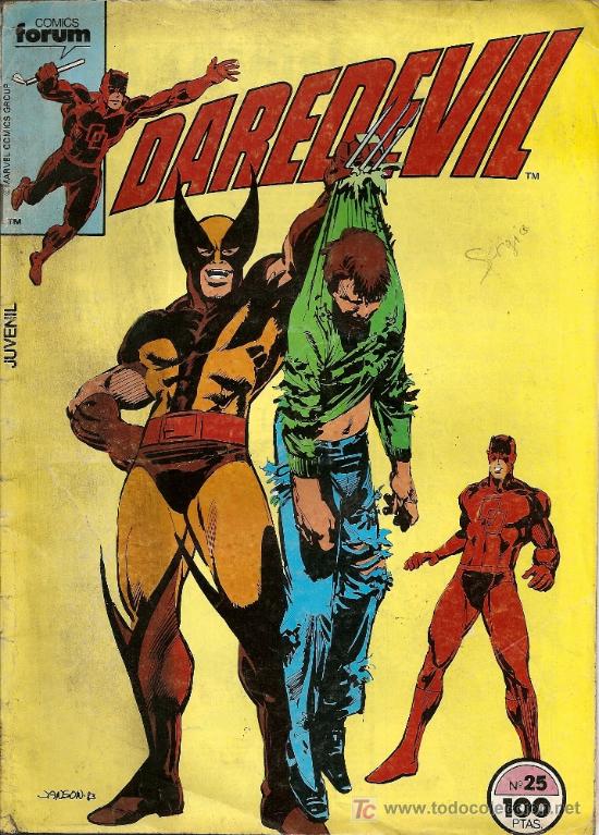 C&oacute;mics: Daredevil n&ordm; 18, 25 y 38, a&ntilde;o 84 - Foto 2