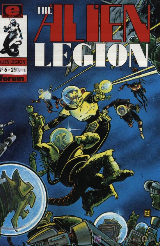 C&oacute;mics: The Alien Legion  -  n&ordm; 6