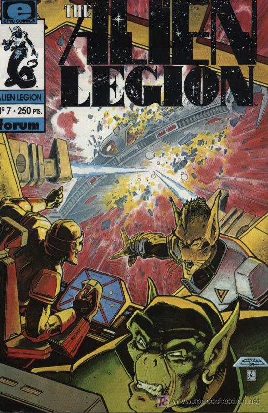 C&oacute;mics: The Alien Legion  -  n&ordm; 7