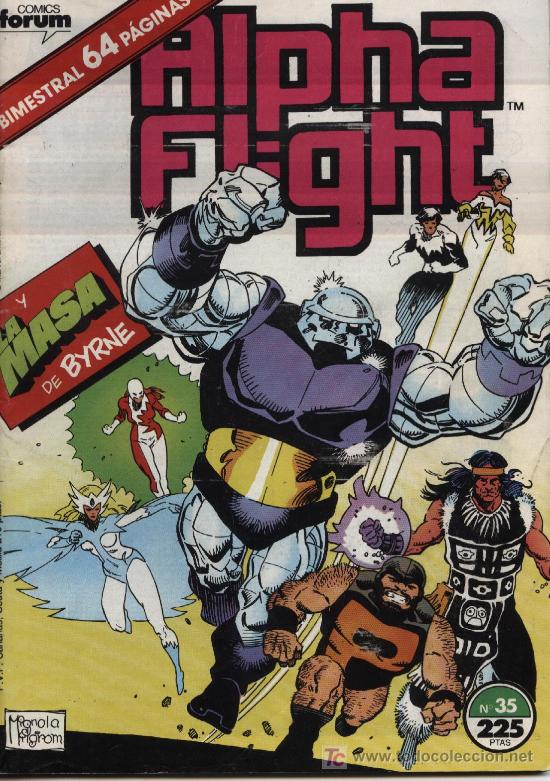 C&oacute;mics: Alpha Flight  -  n&ordm; 35  -  Ed. Forum 1.984 - Foto 1