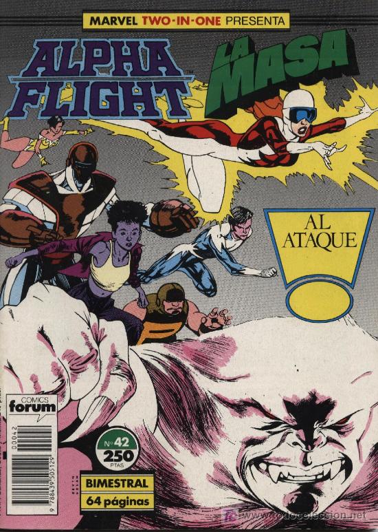 C&oacute;mics: Alpha Flight  -  n&ordm; 42  -  Ed. Forum 1.984 - Foto 1