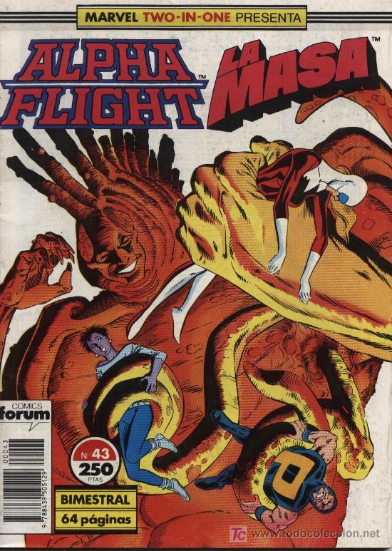 C&oacute;mics: Alpha Flight  -  n&ordm; 43  -  Ed. Forum 1.984 - Foto 1