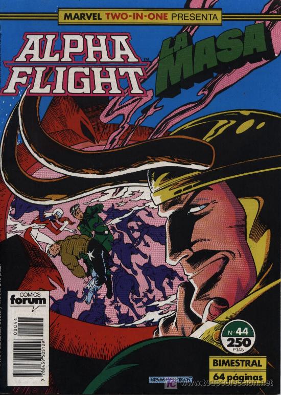 C&oacute;mics: Alpha Flight  -  n&ordm; 44  -  Ed. Forum 1.984 - Foto 1