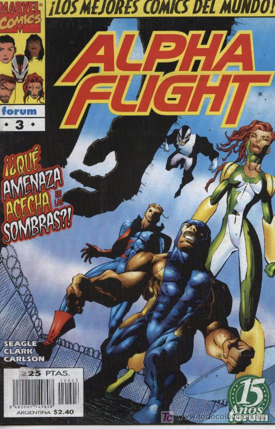C&oacute;mics: Alpha Flight  -  n&ordm; 3  -  Ed. Forum 1.996 (Vol.2) - Foto 1