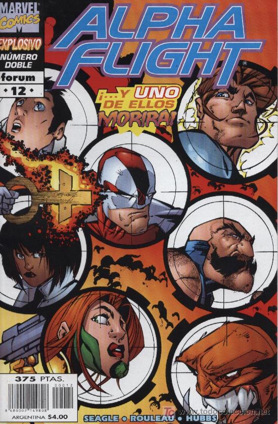 C&oacute;mics: Alpha Flight  -  n&ordm; 12  -  Ed. Forum 1.996 (Vol.2) - Foto 1