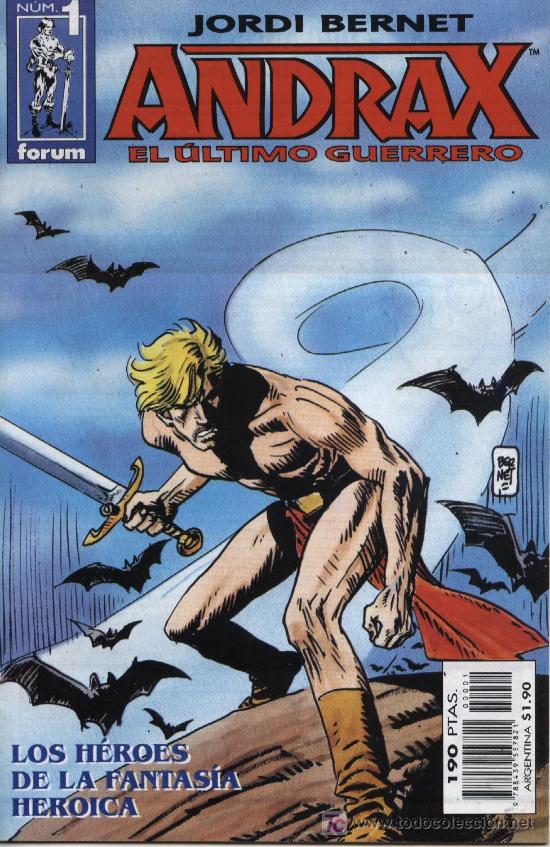 C&oacute;mics: Andrax, El &Uacute;ltimo Guerrero  -  n&ordm; 1  -  Forum 1997 - Foto 1