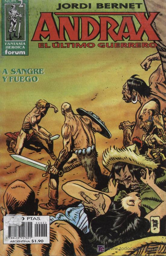 C&oacute;mics: Andrax, El &Uacute;ltimo Guerrero  -  n&ordm; 2  -  Forum 1997 - Foto 1