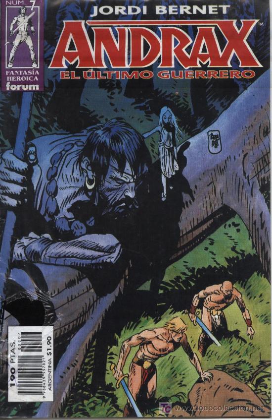 C&oacute;mics: Andrax, El &Uacute;ltimo Guerrero  -  n&ordm; 7  -  Forum 1997 - Foto 1
