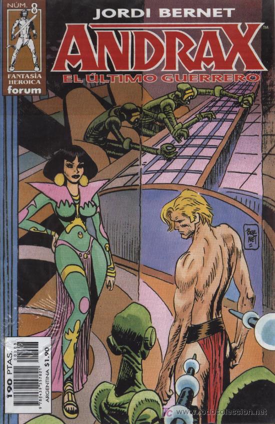 C&oacute;mics: Andrax, El &Uacute;ltimo Guerrero  -  n&ordm; 8  -  Forum 1997 - Foto 1