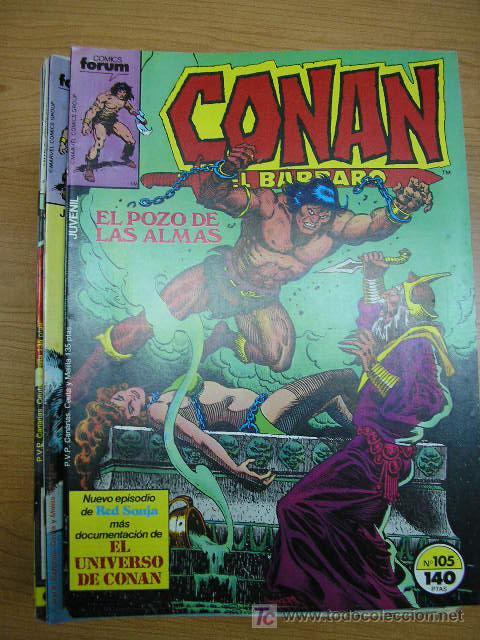 C&oacute;mics: CONAN, N&ordm; 105, FORUM, A&Ntilde;O 1986 - Foto 1