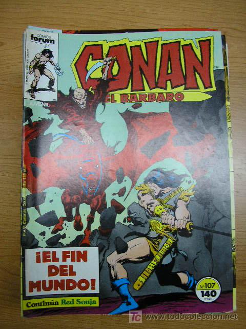 C&oacute;mics: CONAN, N&ordm; 107, FORUM, A&Ntilde;O 1986 - Foto 1