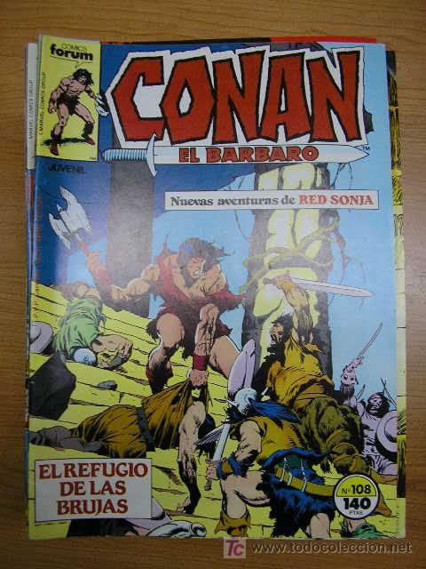 C&oacute;mics: CONAN, N&ordm; 108, FORUM, A&Ntilde;O 1986 - Foto 1