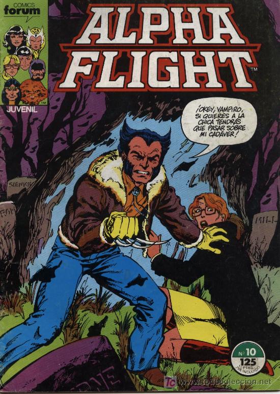 C&oacute;mics: Alpha Flight - n&ordm; 10 - Ed. Forum 1.984 - Foto 1