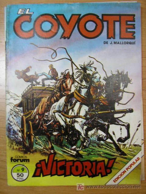 C&oacute;mics: EL COYOTE, N&ordm; 9, ED. FORUM, A&Ntilde;O 1983 - Foto 1