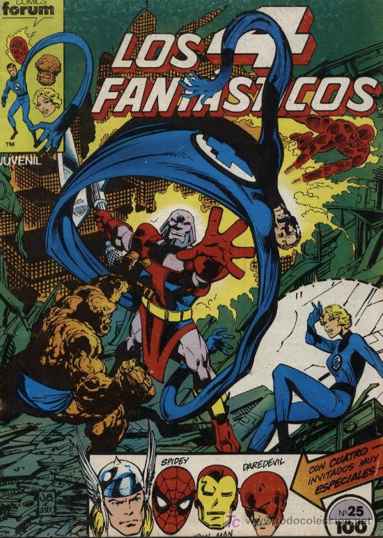 C&oacute;mics: Los 4 Fant&aacute;sticos  -  n&ordm; 25  -  Forum 1985 - Foto 1