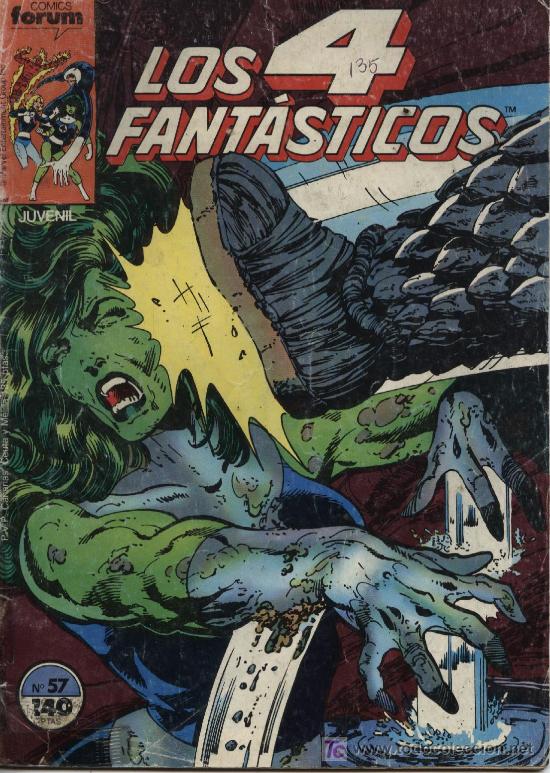 C&oacute;mics: Los 4 Fant&aacute;sticos  -  n&ordm; 57  -  Forum 1985 - Foto 1
