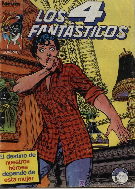 C&oacute;mics: Los 4 Fant&aacute;sticos  -  n&ordm; 59  -  Forum 1985 - Foto 1