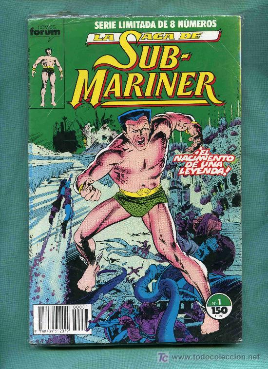 C&oacute;mics: SERIE       COMICS FORUMLA         SAGA DE SUB-MARINER         SERIE LIMIT. DE 8 EJEMPLARES - Foto 1