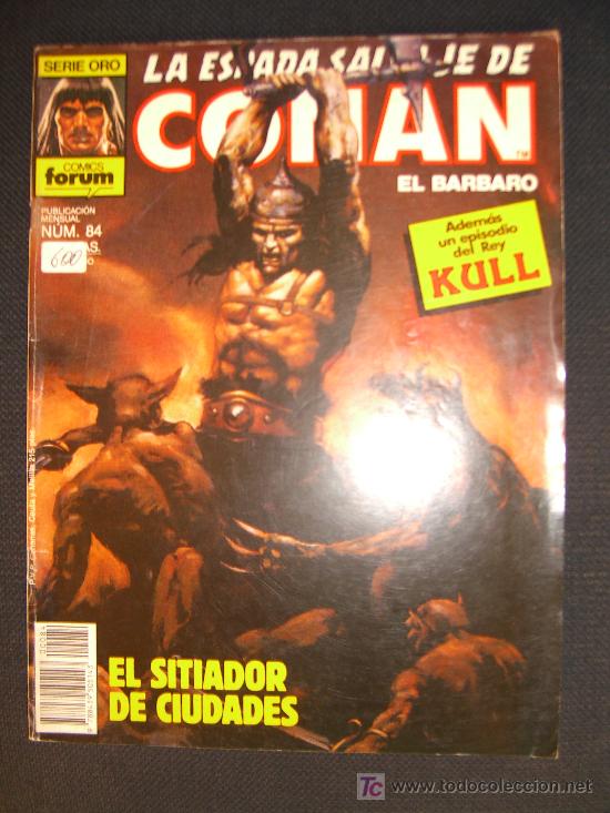 C&oacute;mics: LA ESPADA SALVAJE DE CONAN. NUMERO 84 cj 27 - Foto 1