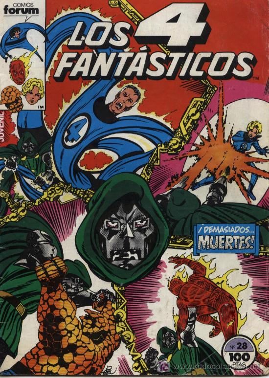 C&oacute;mics: Los 4 Fant&aacute;sticos  -  n&ordm; 28  -  Forum 1982 - Foto 1