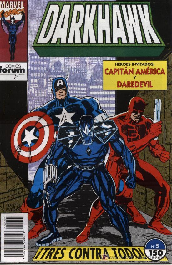 C&oacute;mics: Darkhawk  -  n&ordm; 5  -  Forum 1991 - Foto 1