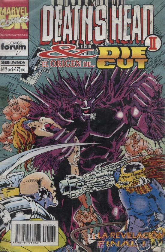 C&oacute;mics: DEATH&acute;S HEAD II & El Origen de Die Cut  - N&ordm; 2 - FORUM 1994 - Foto 1