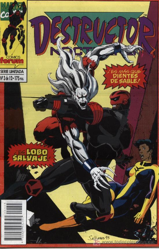 C&oacute;mics: Destructor Nocturno  -  n&ordm; 3 de 12  -  Forum 1994 - Foto 1