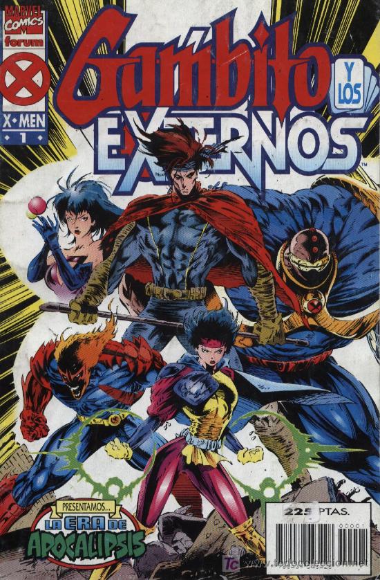 C&oacute;mics: GAMBITO Y LOS EXTERNOS  -  n&ordm; 1  -  Forum 1995 - Foto 1