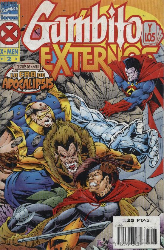 C&oacute;mics: GAMBITO Y LOS EXTERNOS  -  n&ordm; 2  -  Forum 1995 - Foto 1