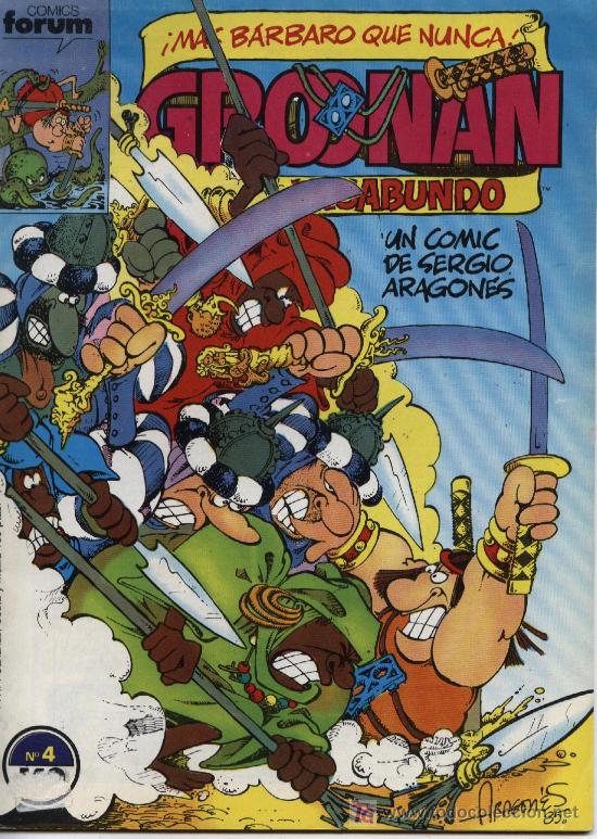 C&oacute;mics: Groonan El Vagabundo  -  n&ordm; 4  -  Forum 1985 (Sergio Aragon&eacute;s) - Foto 1